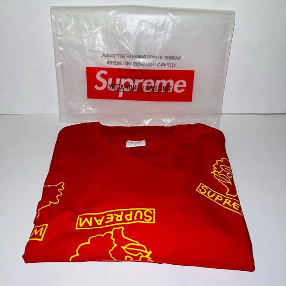 Supreme Gonz Heads Tee Red - Picture 4 of 6